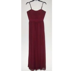 Camille De Vie Formal Burgundy Gown Size 8